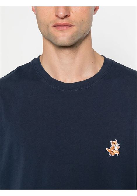 speedy fox patch man navy MAISON KITSUNÉ | MM00125KJ0008P476